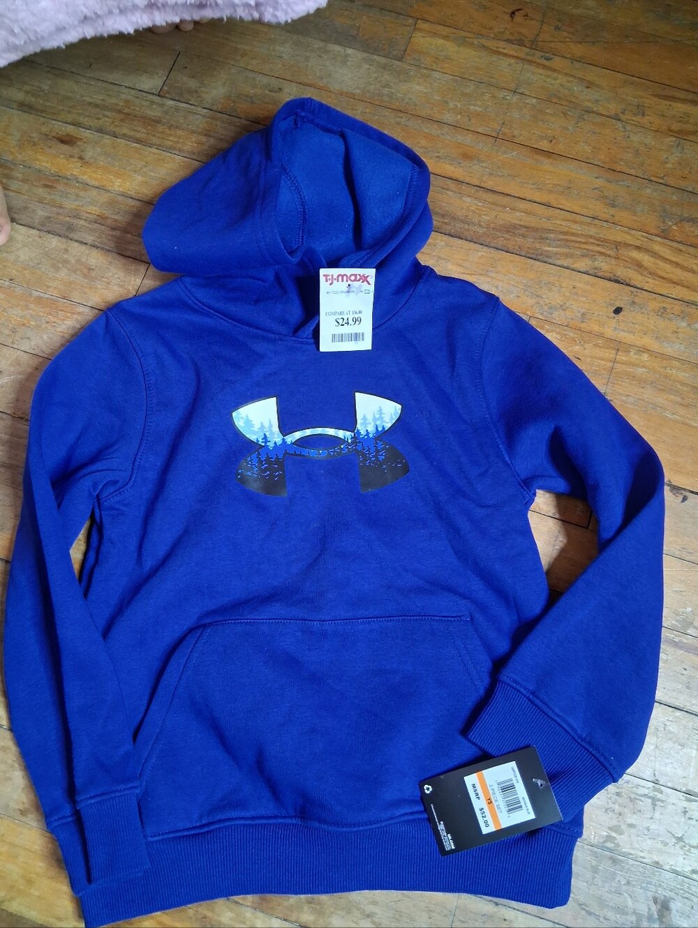Under Armour Men's Royal Blue Logo Pullover Hoodie